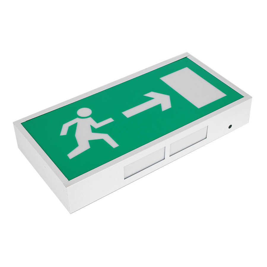 LED Safety Sign LED Emergency Sign Evacuation Sign Public Buildings for Hotels Entertainment Venues Supermarkets