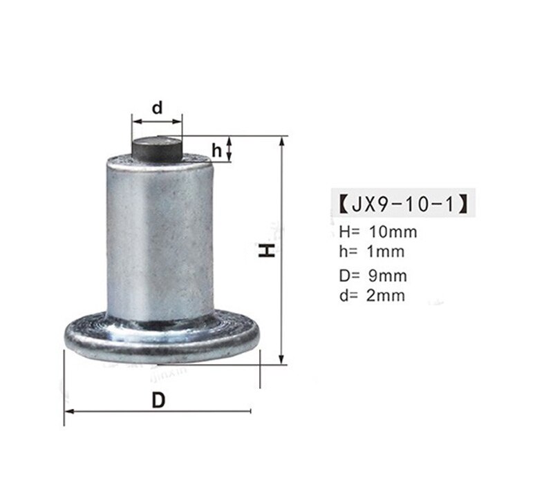 100 st/set spikar för däck 9mm bildäck däck dubbskruvar halkskydd fordon hjul snö spik legering bil-styling