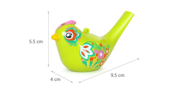 1 stk børn tidligt lærende pædagogisk legetøj farvet tegning vandfugl fløjtende musiklegetøj baby musikinstrument legetøj