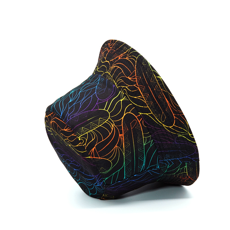 Emmerhoed Dames Heren Lente Zomer Hoeden Voor Vrouwen Gedrukt Visserspet Dubbelzijdig Outdoor Zonnebrandcrème Zonnehoed Opvouwbare Bob Nieuw