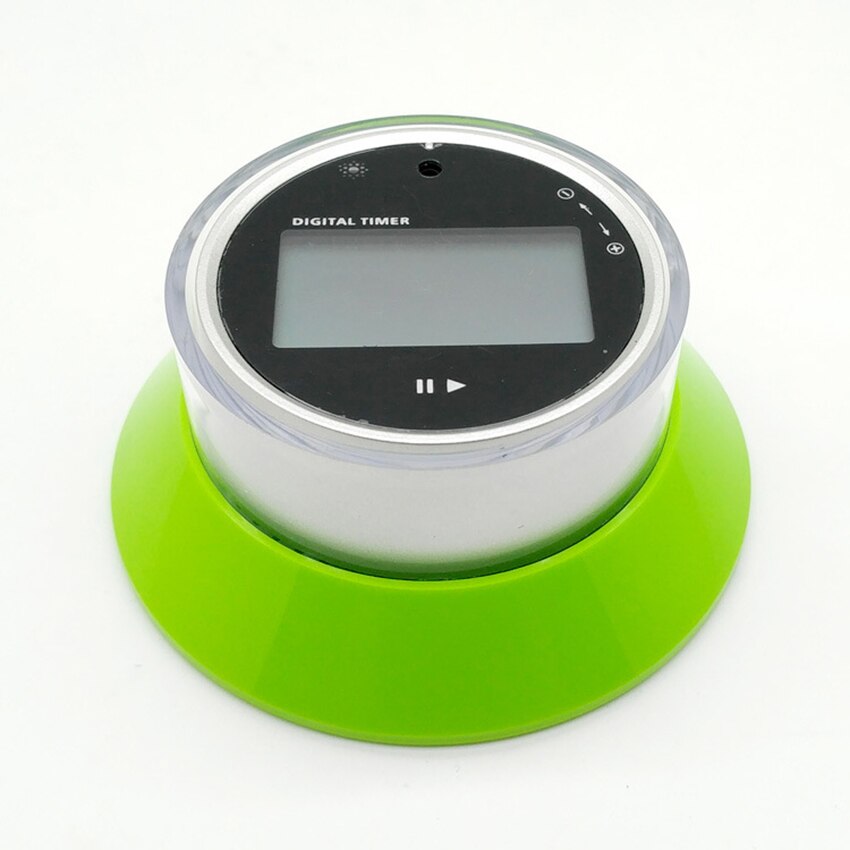 Kitchen Refrigerator Magnetic Timer Rotary Timing Reminder Countdown Alarm Clock ABS Round Digital Timer Schedule Management