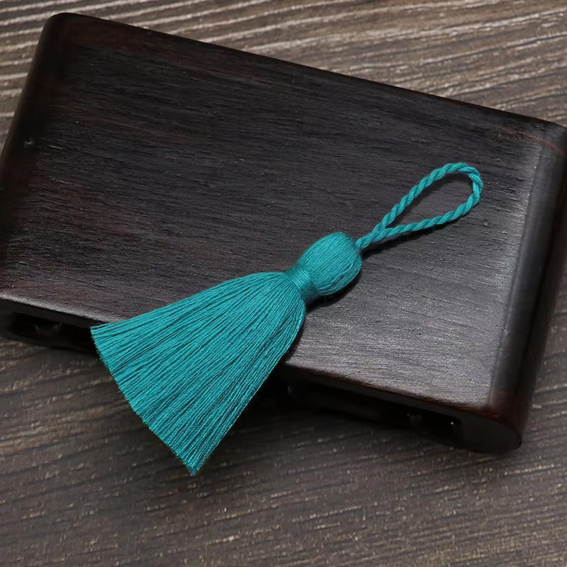 Borlas de algodón de 8cm, 5-20 piezas, cuerda colgante, flecos, borlas para manualidades de costura, cortinas para el hogar, accesorios de decoración de ropa: S / Marfíl