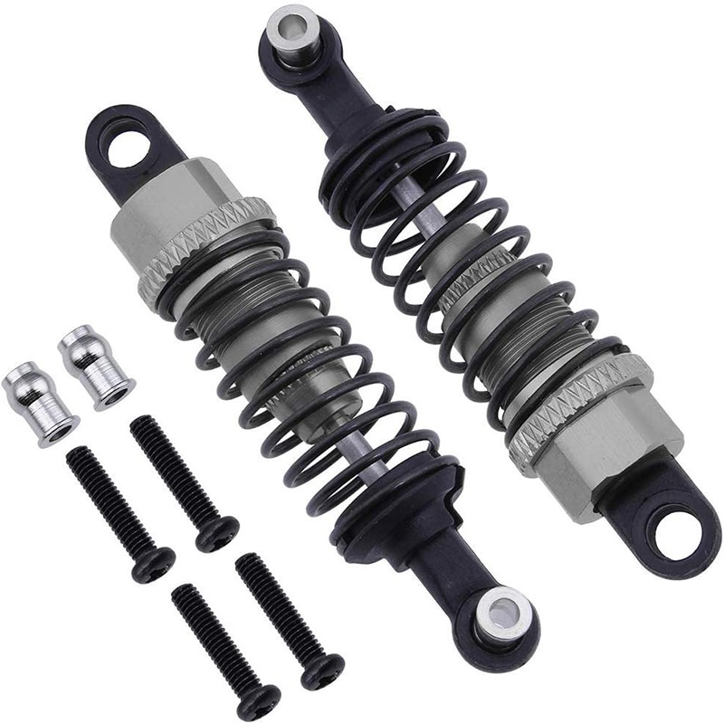 4Pcs Aluminum Shock Absorber Assembled Damper Replacement A949-55 for WLtoys 1/18 RC Car A959 A979 K929 A959-B A969-B A979B