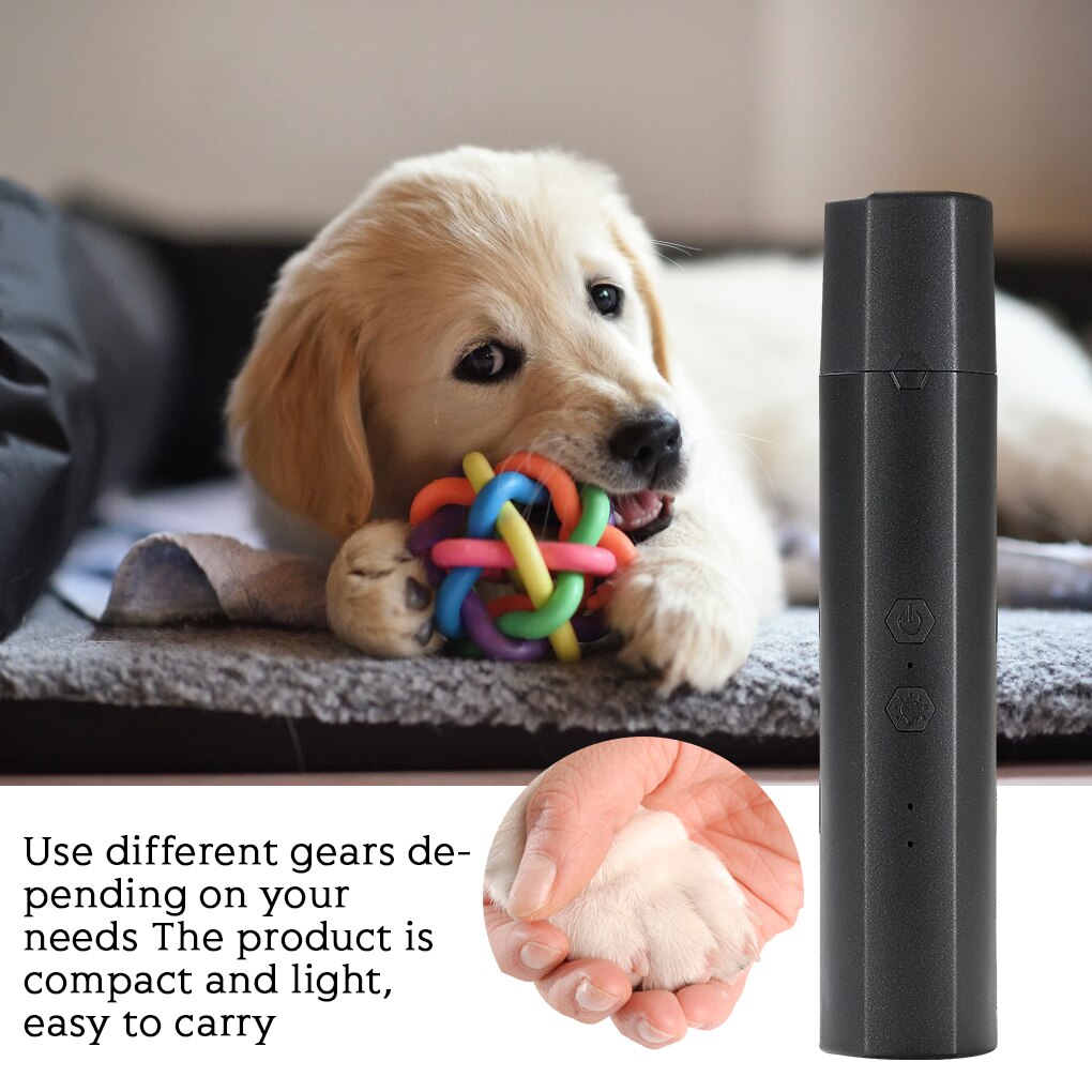 Pet Dog Nail Grinder Elektrische Huisdier Trimmer Draagbare Usb Oplaadbare Pijnloos Klauw Clipper Nail File Tool Hond Grooming Supplies