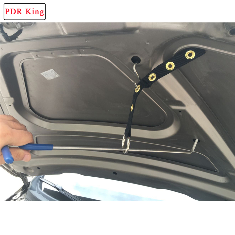 Verveloos deukreparatiegereedschap accessoire autodeukreparatiegereedschap Nylon bandgereedschap S-haakgereedschap autodeukreparatieset