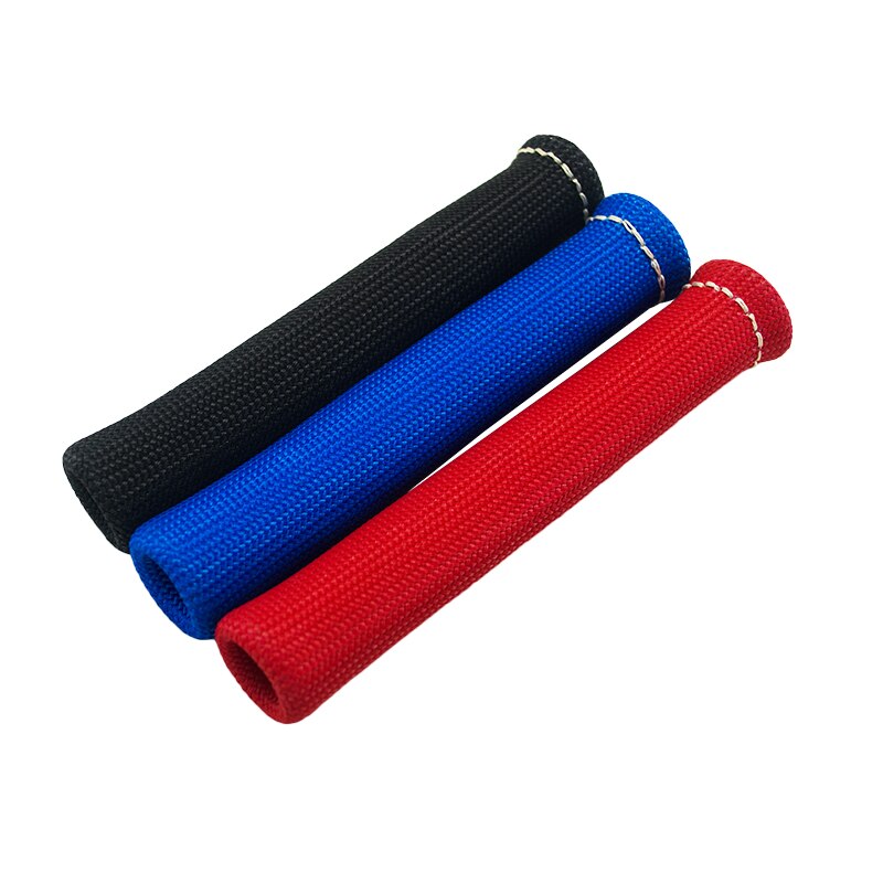 LZONE - Universal Fiberglass Spark plug Heat Protector Sleeve sleeving fuel A/C oil line wiring 6'' BLACK,RED,BLUE JR-SPH11