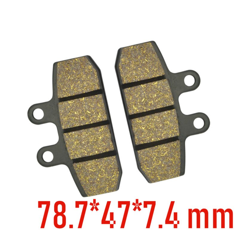 Pastilla de freno para motocicleta, para Honda SJ50, SJ100, CA125, Aprilia Sport, City Cube, 125, 200, NA850, Scarabeo 500, Moto guzi V9, Bobber, x-track