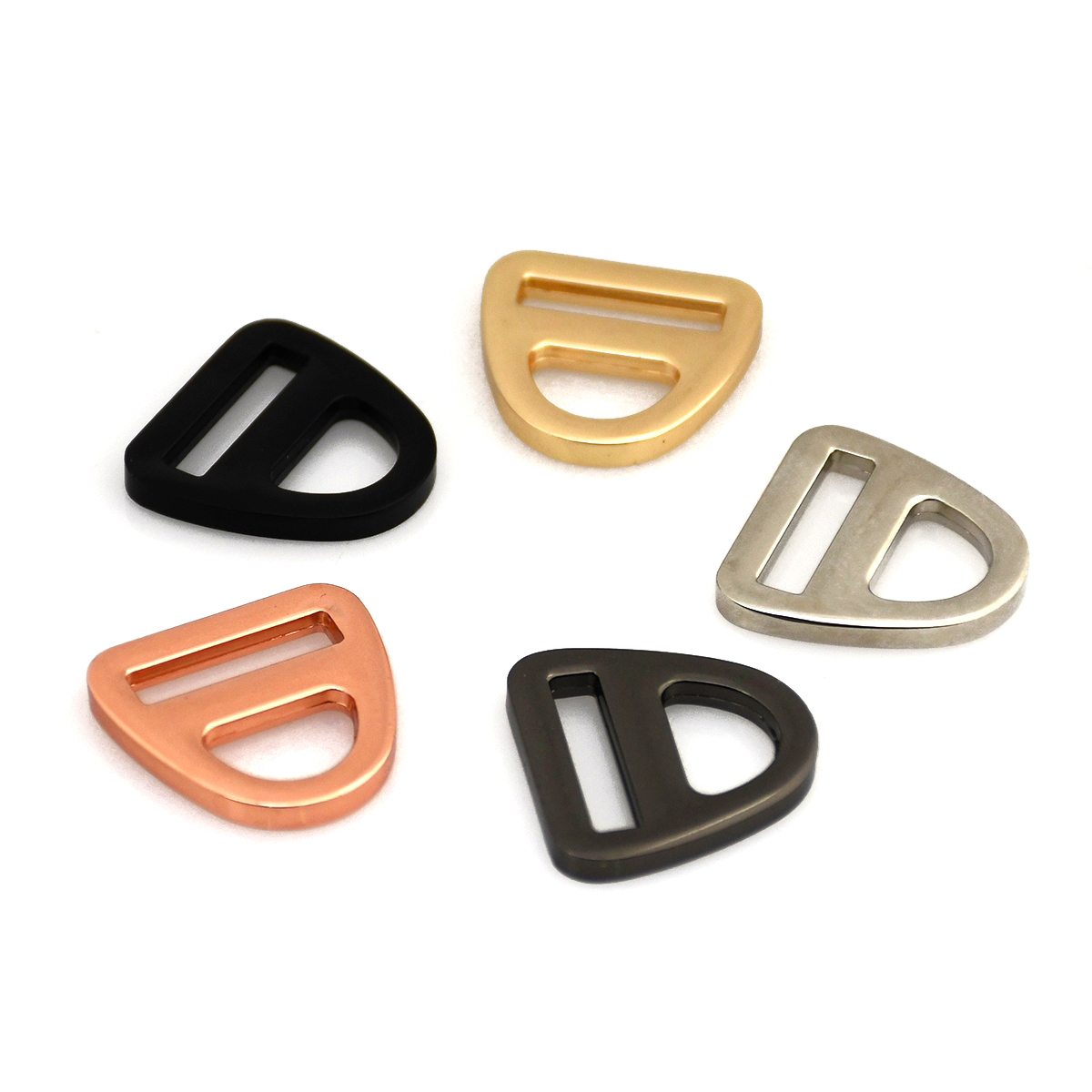1 stücke Metall Dreieck Ring Schnalle &quot;EINE&quot; bilden Schnalle für Gurtband Leder Handwerk Tasche Gurt Gürtel Bekleidungs gepäck Zubehör