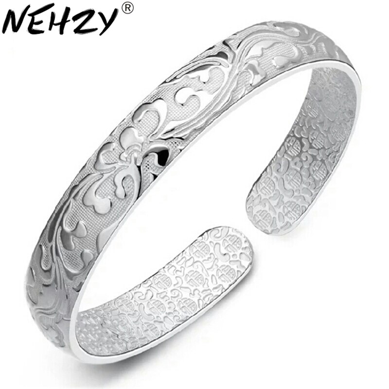 Fine 990 argent bracelet bracelet femmes modèles floraison millipede bracelet bijoux