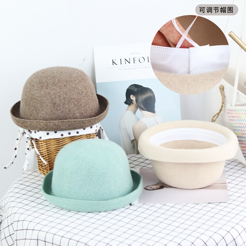 Chapeau rond polyvalent pour femme, chapeau à bord court, à la , pour l'extérieur, printemps et automne