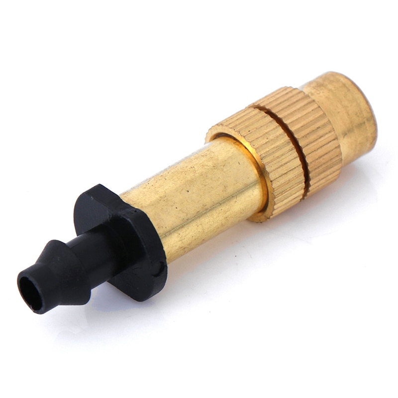 1/4 " koppar atomiserat jordbruk växthus trädgård vattning sprinkler dimma bevattning sprutmunstycken mässing vattendimma