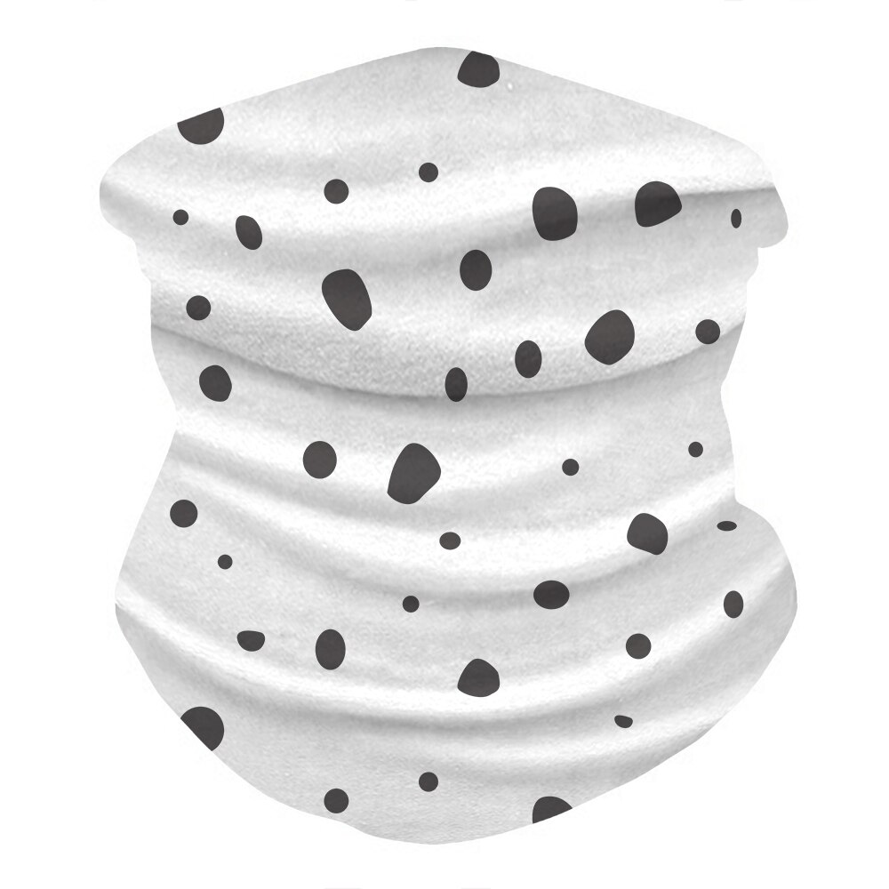 Dyr pels mønster leopard print ansigtsmaske halv sol støv beskyttelse tørklæde 3d rør maske sømløs holdbar ansigt bandana: 5