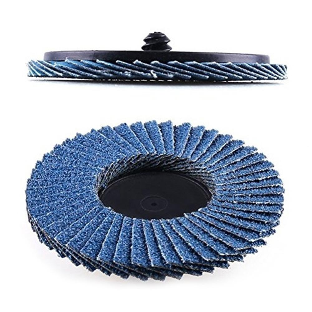 10PCS 2/3 Inch 40/60/80/120 Grit Roll Lock Flap Disc Grinding Sanding Wheel High Density Zirconia Alumina #35