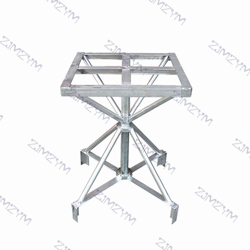 360 Degree Rotating Table Iron Frame For Painting Polishing 50*50cm 200kg Turntable Table Double Bearing Metal Frame Workbench