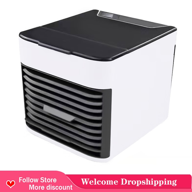 Portable Air Conditioner USB Rechargeable Mini Air Conditioner Mini Desktop Air Cooler Air Conditioner For Family Living Room