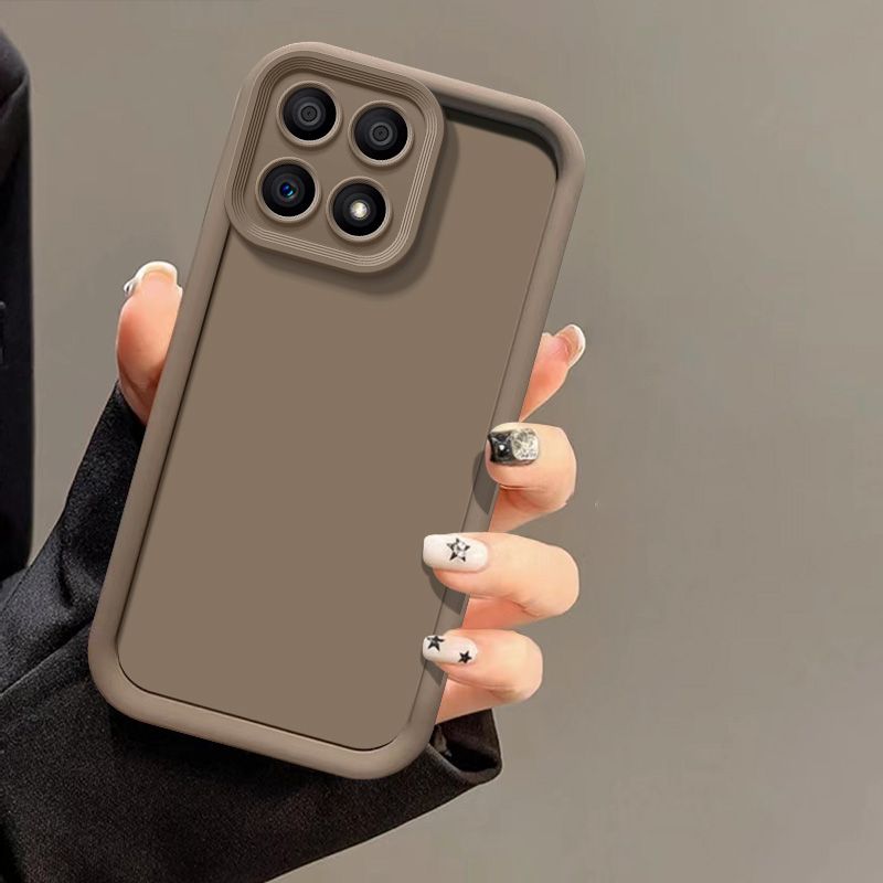 Para Honor X6A funda Honor X6a funda de teléfono paquete completo mate anticaída cubierta protectora suave: Beige