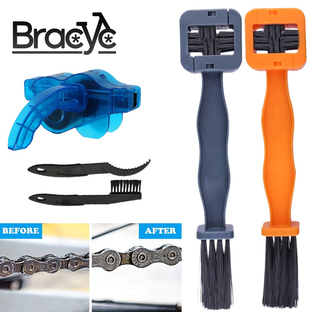 Plastic Motorfiets Fiets Chain Cleaner Brush Kit Gear Grunge Borstel Mtb Bike Machine Wasmachine Scrubber Fietsen Schoon Onderhoud