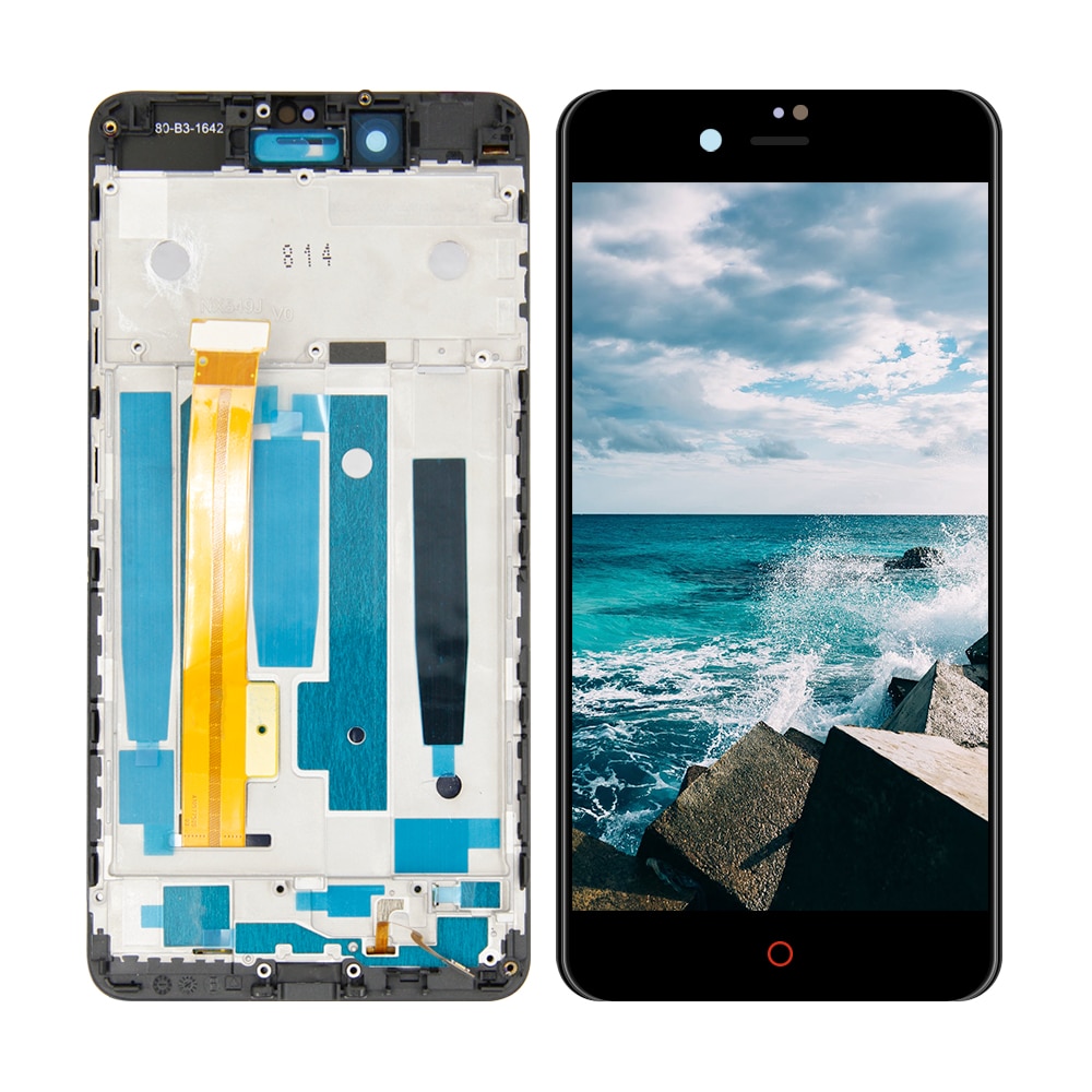 5 2 Original Lcd Display For Zte Nubia Z11 Minis Nx549j Mini S Nx549j Lcd Display Touch Screen Panel Replacement With Frame Grandado