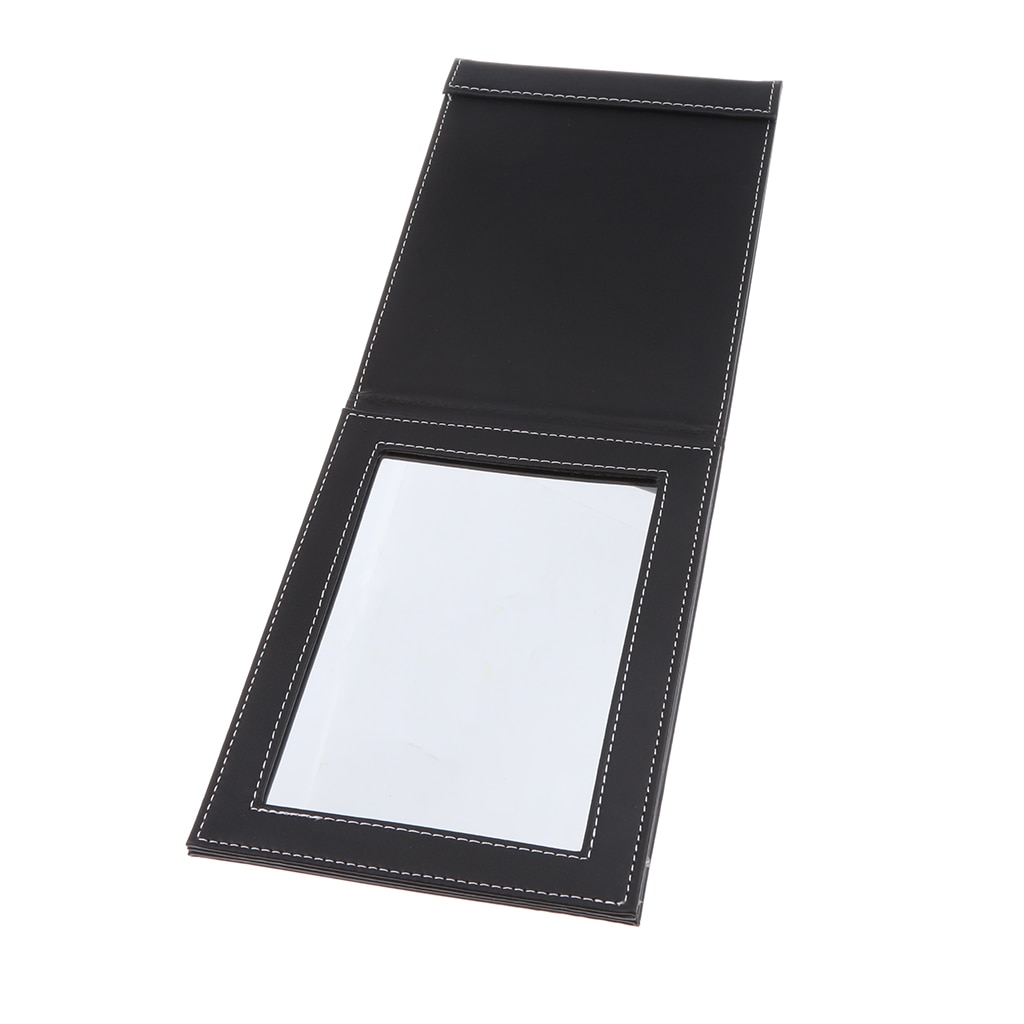 Portable Tabletop Mirror/Folding Compact Makeup Mirror Stand For Travel/Home