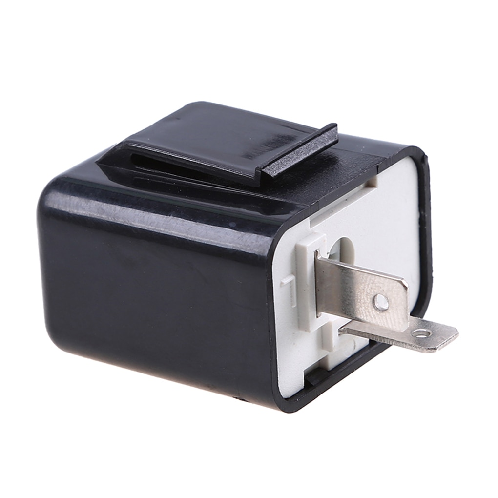 Relais de clignotant LED 12V, 2 broches, indicateur de fréquence, moto, moto, fixation, Protection Multiple, sûr