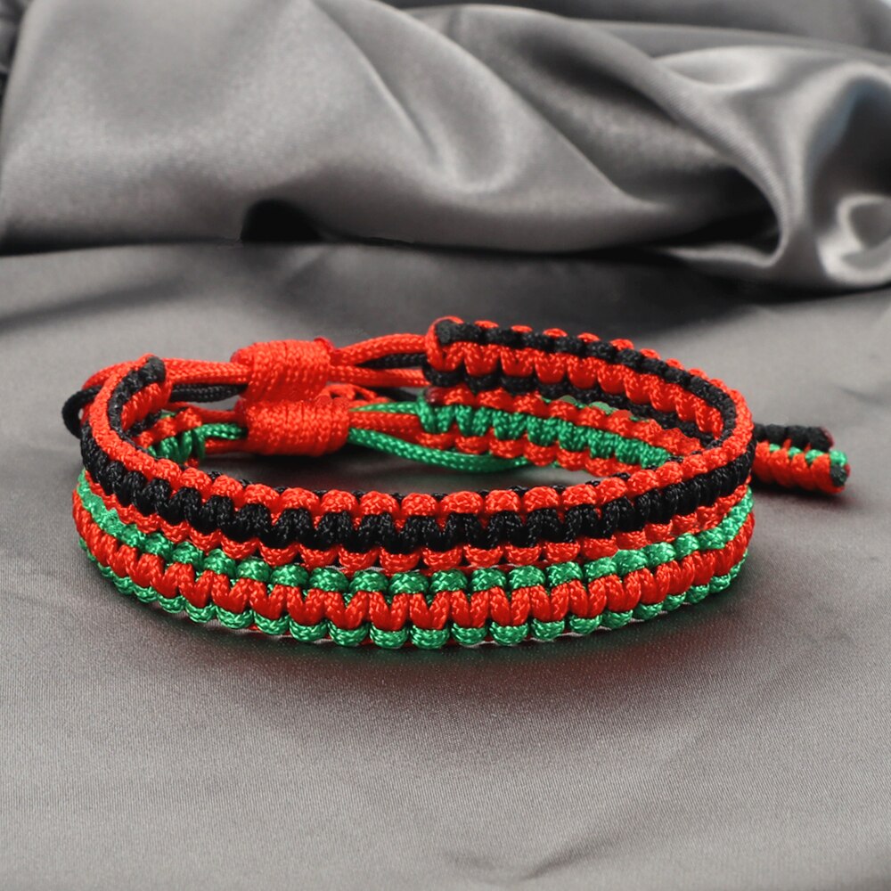Originele handgeweven touw armbandenset, veelkleurige gevlochten armband voor mannen en vrouwen, beste vriend sieraden