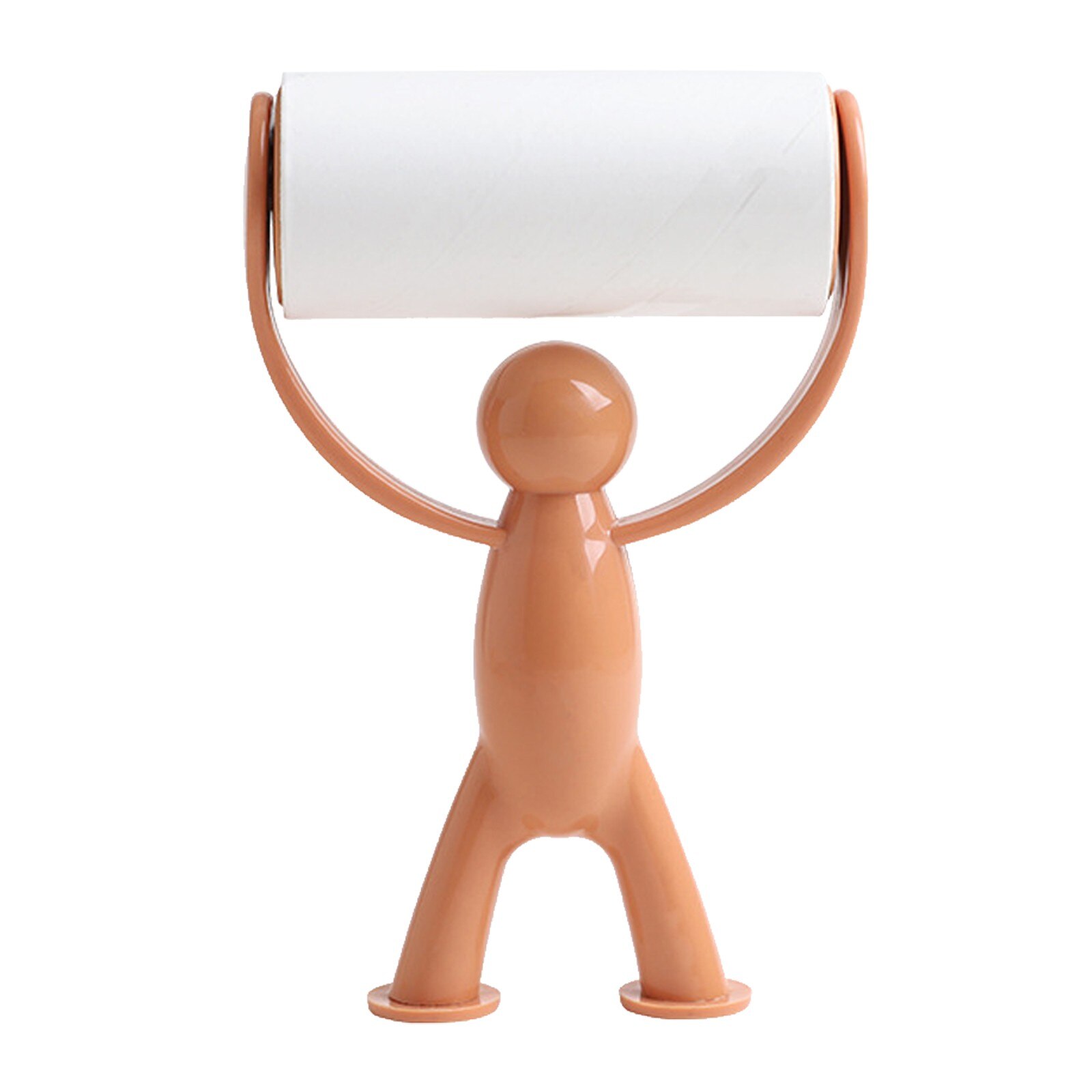 Lint Rollers Humanoid Standing Hair Sticking Device Sticking Device Tearable Roller Rolling Brush Sticky Roller Hair Remover: D