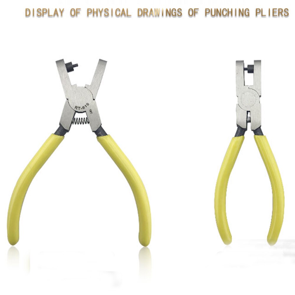 2mm Universal Hand Leather Strap Watch Band Belt Punching Tool Hole Punch Pliers Tools for Home Shop