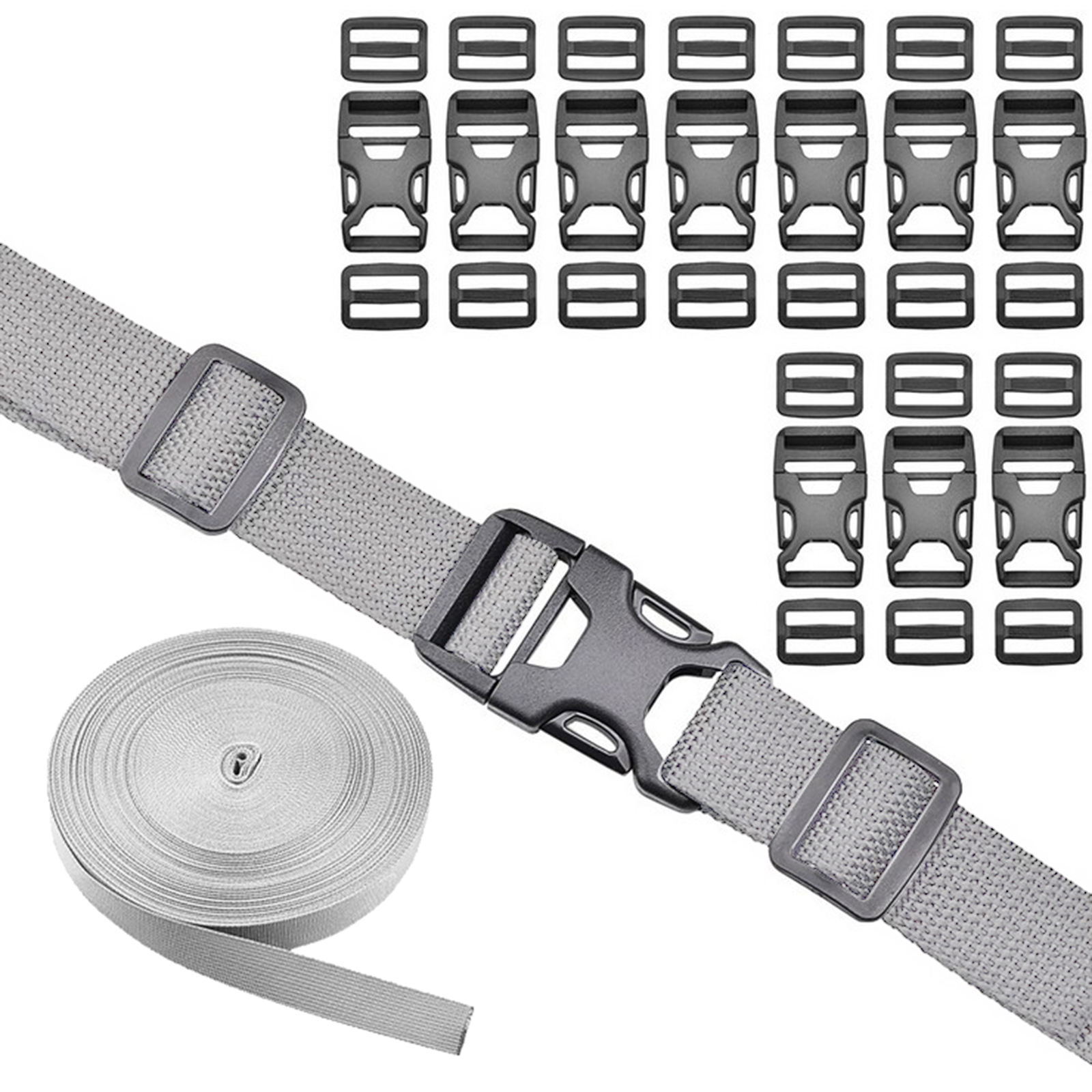 Adjustable Tie Down Straps, Lashing Straps, Adjustable Buckle Tie-Down Straps for Motorcycle, Cargo, Truck,Trailer, Luggage
