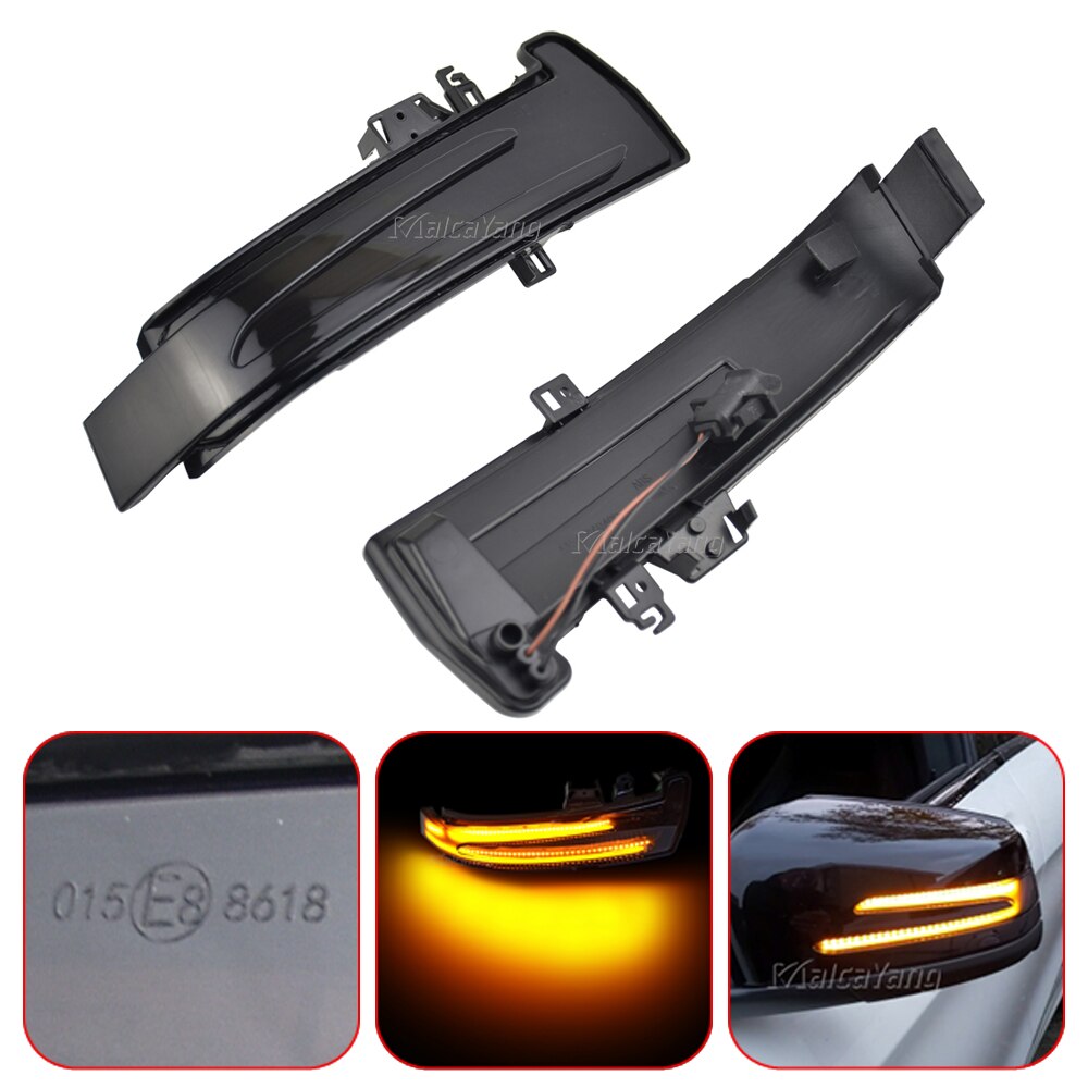 2x led sinal de volta lateral espelho retrovisor indicador luz dinâmica blinker para mercedes benz w204 w176 w212 gla glk cla cls classe