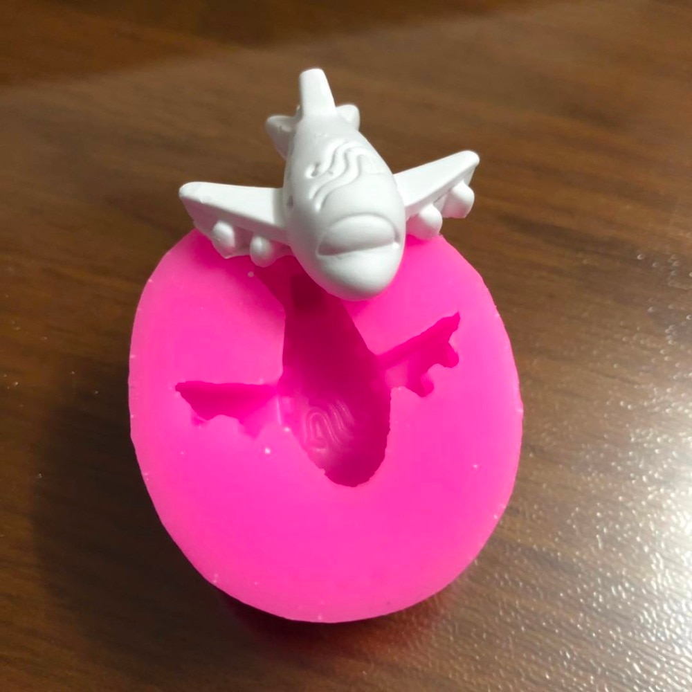 Minuscule Mini avion forme Silicone gâteau moule, pâte chocolat cuisson moule gaufrage Die Fondant avion gâteau décoration outil
