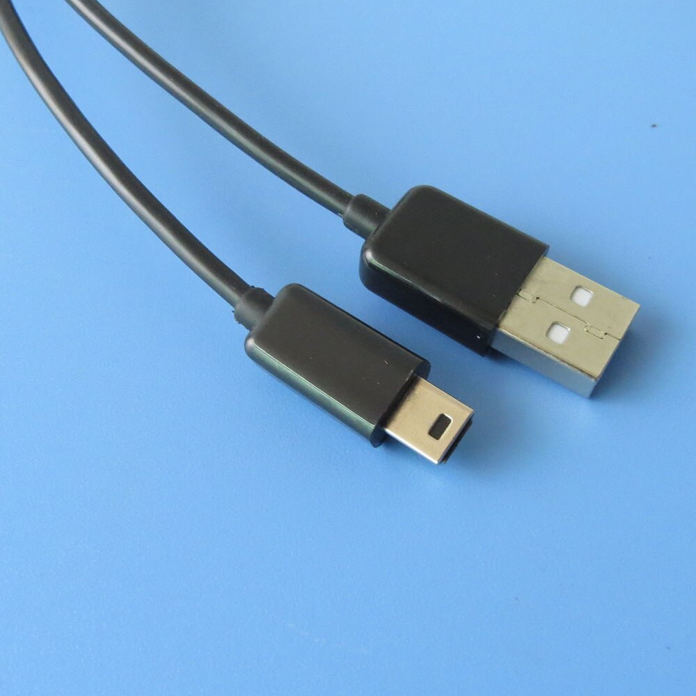 USB 2.0 Type A To Mini B 5-Pin Male Cable 1meter