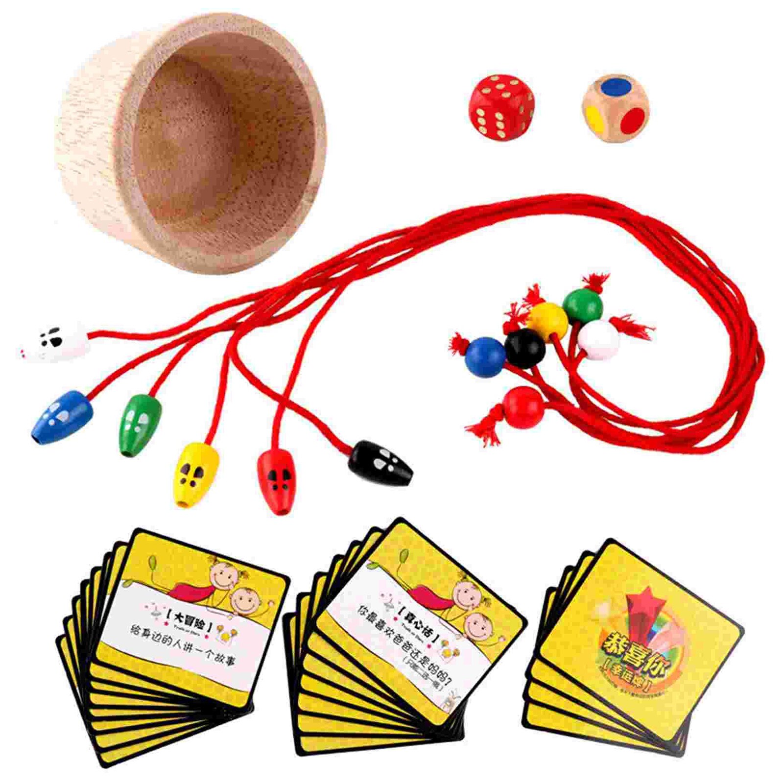 Wooden Mouse Catching Game Children Interactive Wooden Toys Cat Catch Mouse Desktop Game Children Toys