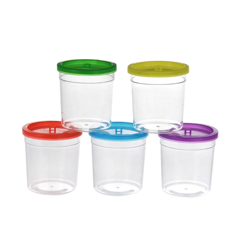 Mini pecera portátil de plástico, Pez transparente de acuario para tortuga Betta, Medusa, Kit de iniciación: A-5