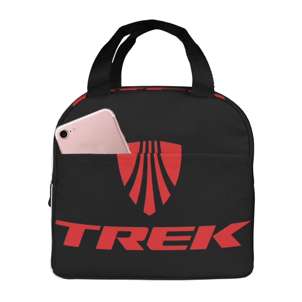 Trek Bike Logo Lunch Bags Insulated Bento Box Lunch Tote Leakproof Picnic Bags Cooler Thermal Bag for Woman Student Travel: GRAY