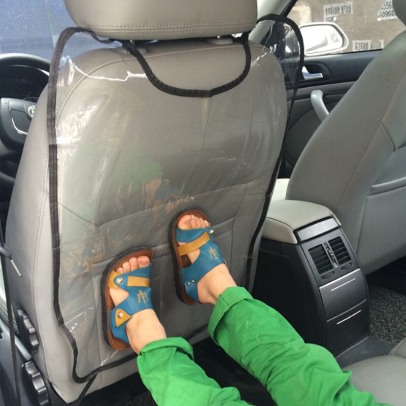 Bilsæde bagdæksel beskytter til børn børn baby kick mat fra mudder snavs ren bil sæde dækker bil sparkemåtte
