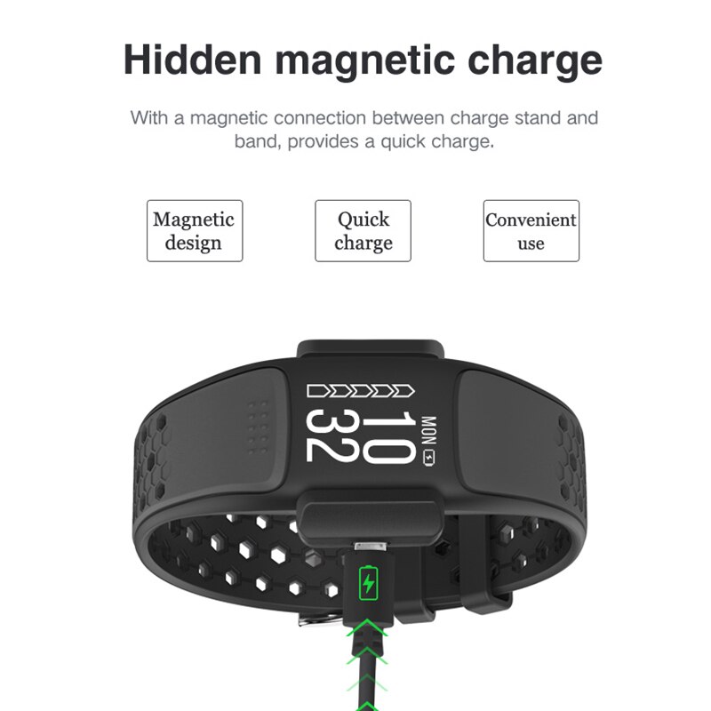 P8 GPS Sport Smart Band Waterdicht IP68 Zwemmen Sm... Grandado