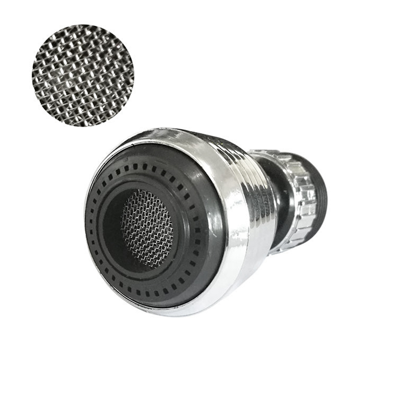 Plastic Water Saving Schuim voor Water Tap 360 Graden Rotary Joint Beluchting Douche Spatten Filter Nozzle