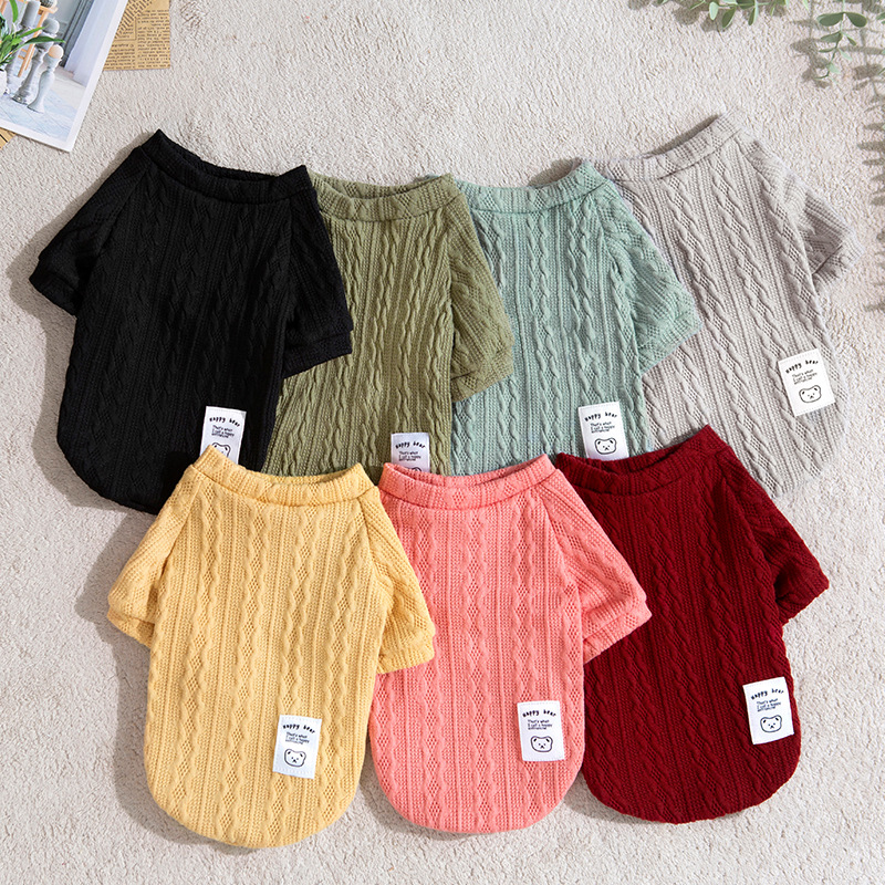 Suéteres cálidos para perros para otoño e invierno, ropa para cachorros y gatos, prendas de punto para perros y gatos, ropa para cachorros, suéter de para perros, invierno