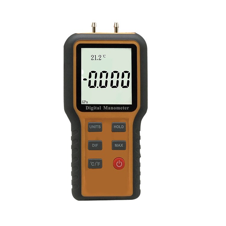 Digital Manometer Luft Manometer Handheld Digital Differential Natürliche Gas Druck Meter HVAC Gas Druck Tester