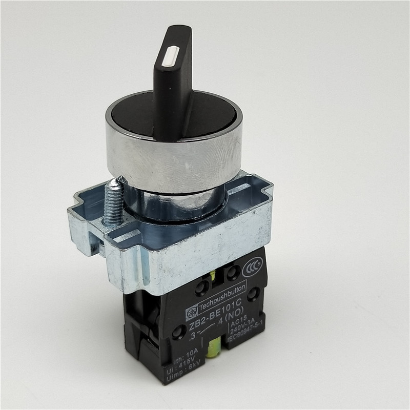 ZB2-BE101C XB2-BD21C XB2-BD21 Rotary switch knob 22mm 2 position Self-locking Latching Switch 1 NO Maintained Select Selector