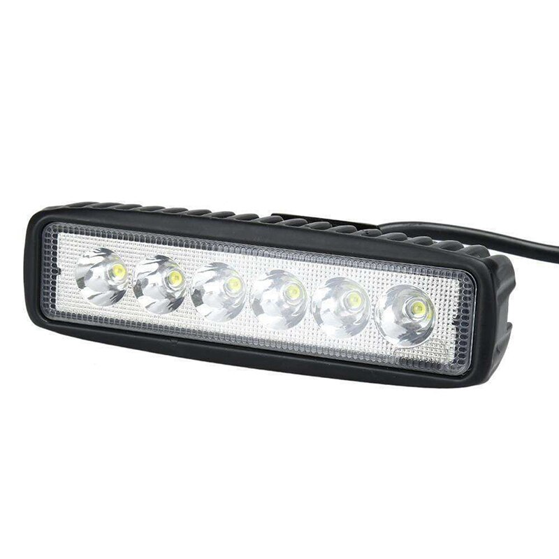 1Pcs 18w DRL LED Spot Flood Work Light Worklight 6000k led work lights 4WD UTE SUV Truck