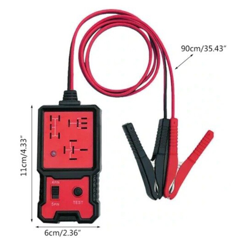 12V Automobile Relay Tester Detection Diagnostic Instrument Auto Car Battery Checker Tool Relay Tester Automotive Kit NJ: Default Title