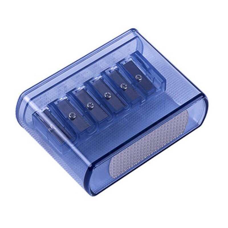 6 Holes Sketch Pencil Sharpener Charcoal Pencil Sharpener with Lead Grinder, Student Art Pencil Cutter, Pencil Sharpener: Default Title