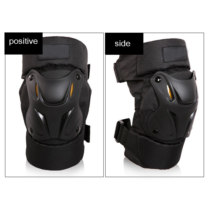 1 paar kniebeschermers voor motorfietsen, kniebeschermers voor motorcross, koudebestendige kniebeschermers, crashbestendige uitrusting voor mountainbikes