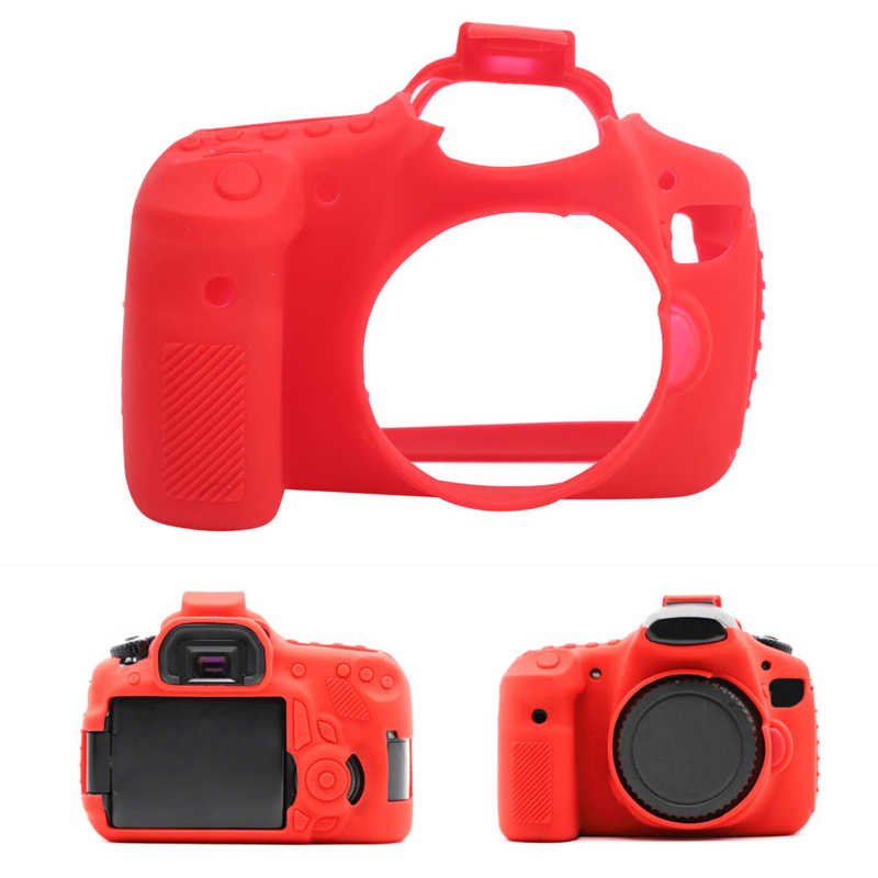 Antislip Slijtvaste Siliconen Camera Cover Soft Slr Protector Case Voor Canon 60D Camera