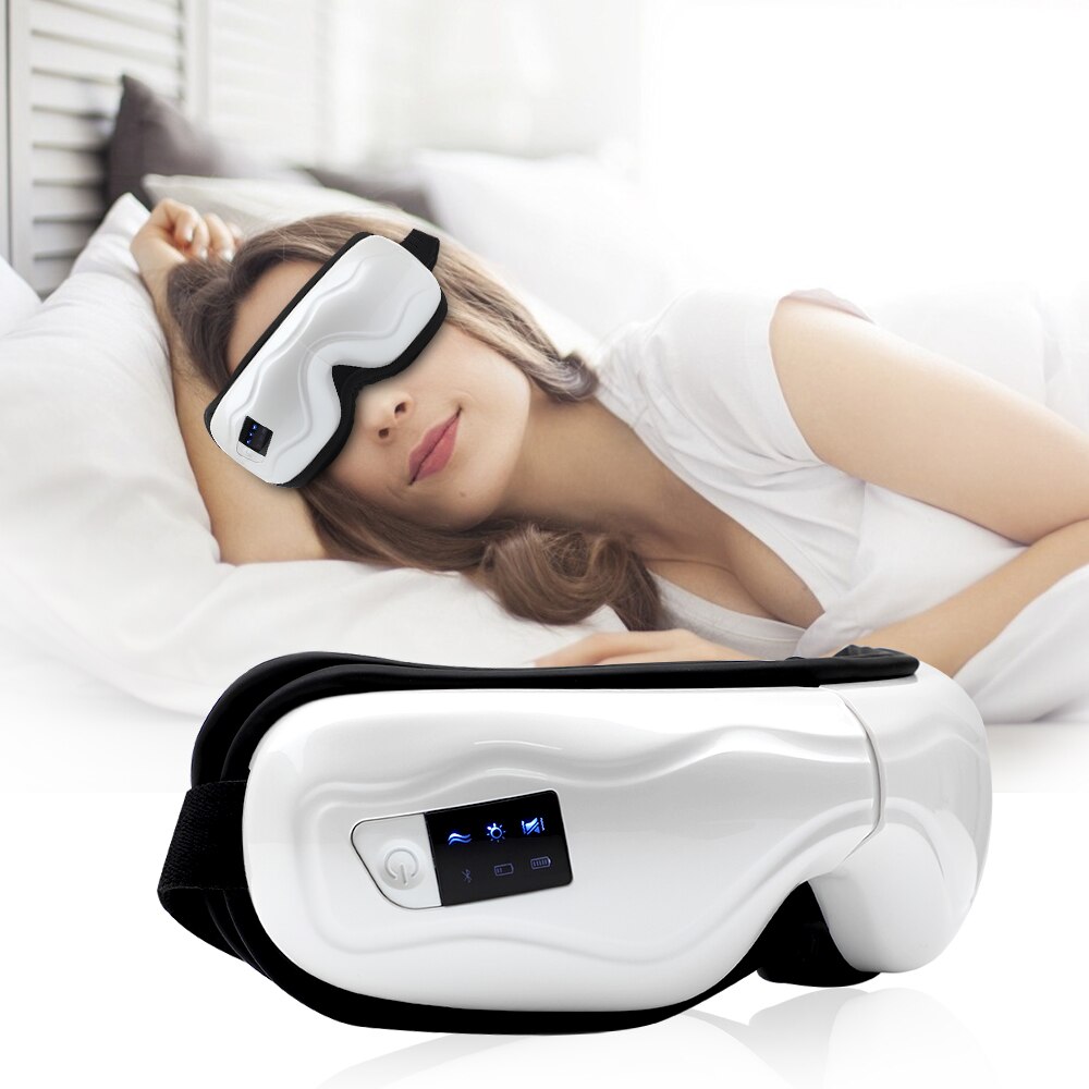 Electric Vibration Eye Massager Compress Therapy Glasses Eye Care Wrinkle Fatigue Relieve Vibration Massage Machine