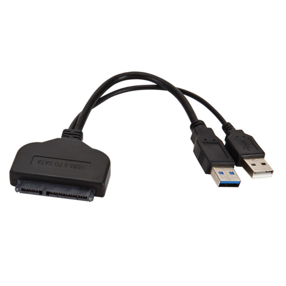 Verkoop Usb 3.0 Of USB2.0 Naar Sata 22Pin Adapter Kabel Voor 2.5 / 3.5 Inch Hdd Externe Voeding harde Schijf Converter: USB 2.0