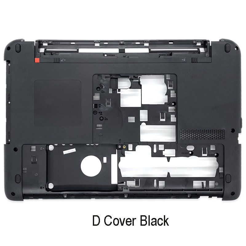 Laptop Lcd Back Cover Voor Hp Probook 450 G2 455 G2 Voorkant Scharnieren Palmrest Bottom Case C D AP15A000100 768123-001 Zwart: D Cover Black