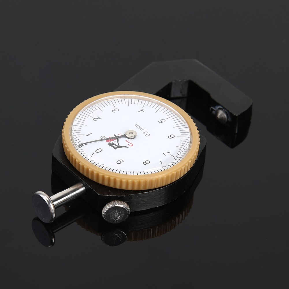 Tester Caliper Thickness Gauge Leather Paper Thickness Meter Tester 0-10mm/0-20mm 0.1mm Leather Paper Steel Meter