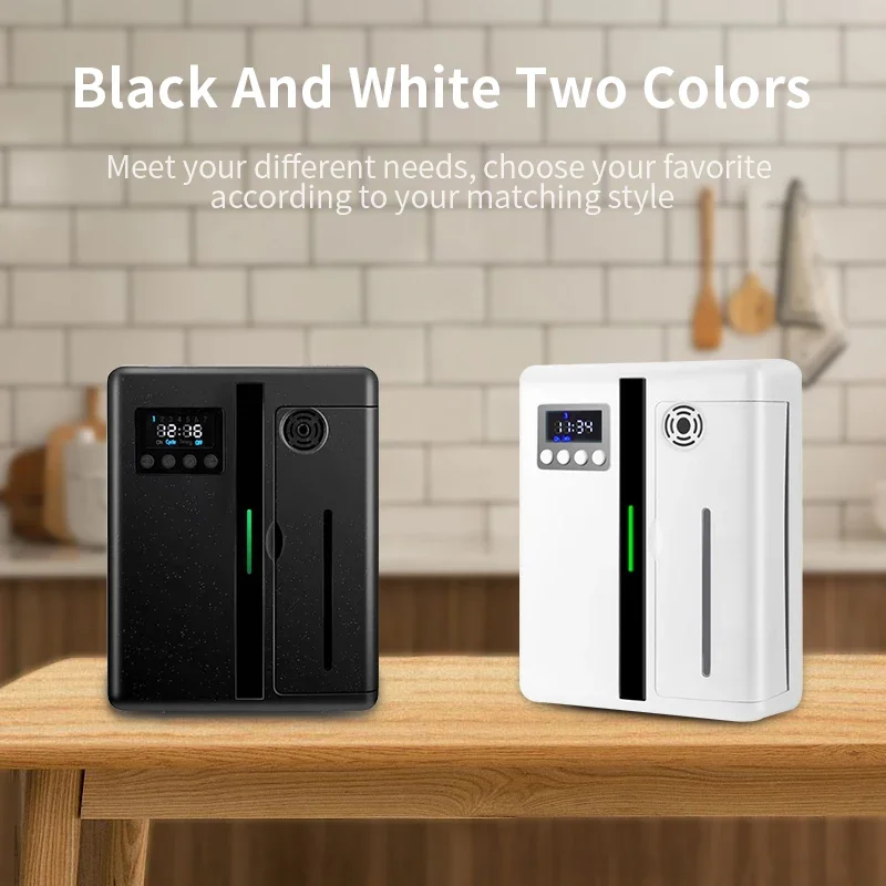 NAMSTE Wall Mounted Electric Aromatherapy Diffuser Bluetooth Timer Perfume Essential Oil Dispenser For Hotel Room Freshening